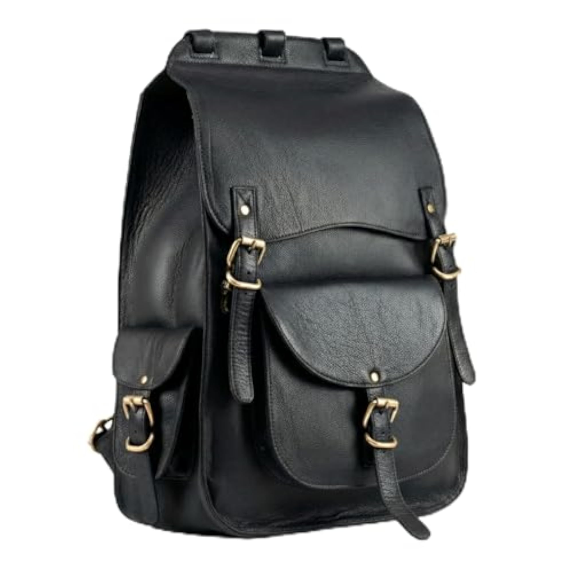 Vintage Full Grain 20 Inch Leather Laptop Backpack